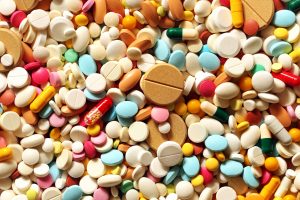 various drugs, medicines & pills